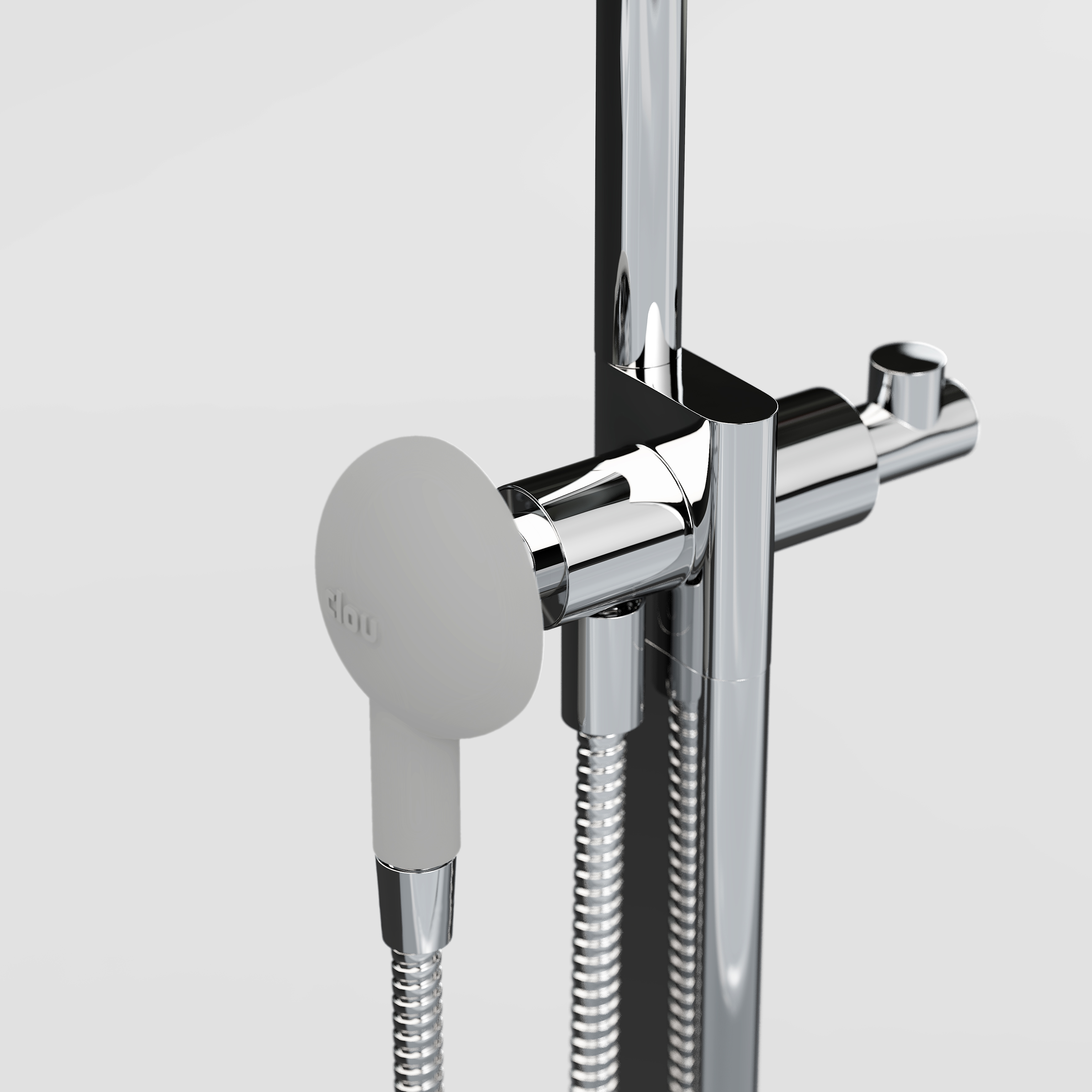 Clou Kaldur handdouche grijs soft-touch 1/2" aansluiting CL/06.25006